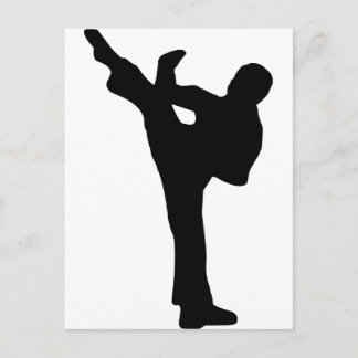 Karate Postkarte