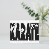 KARATE POSTKARTE (Stehend Vorderseite)
