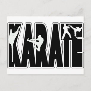KARATE POSTKARTE