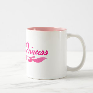 Karate-Prinzessin Swirl Mug Zweifarbige Tasse