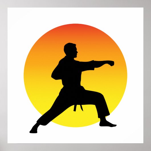 Karate Punch. Poster (Vorne)