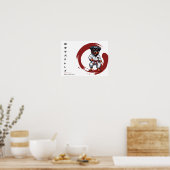 Karate Puppy Champ Poster (Küche)