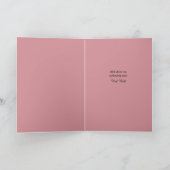 Karate Red Belt Werbeaktion Glückwunschkarte Dankeskarte (Innenseite)