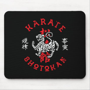 Karate Retro Shotokan Vintage Gestaltung für Lüfte Mousepad