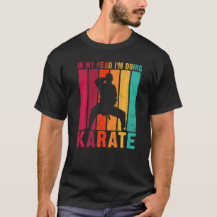 Karate Retro Vintagefor Kick Boxers T-Shirt