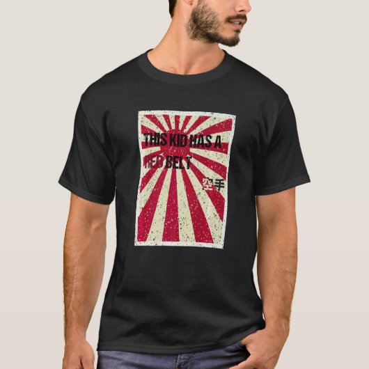 Karate Roter Gürtel Jugend T-Shirt (Vorderseite)