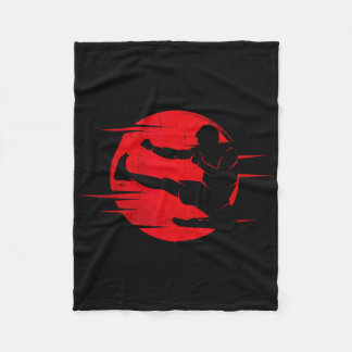 Karate Schatten Judo Kampfsport Japan Kung Fu Taek Fleecedecke
