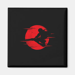 Karate Schatten Judo Kampfsport Japan Kung Fu Taek Magnet