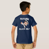 Karate scherzt dunkles T-Shirt (Schwarz voll)