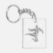 Karate Schlüsselanhänger (Vorderseite links)