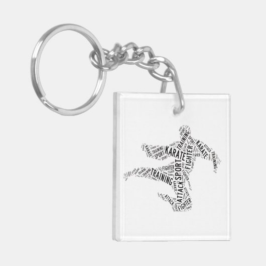 Karate Schlüsselanhänger (Vorderseite links)