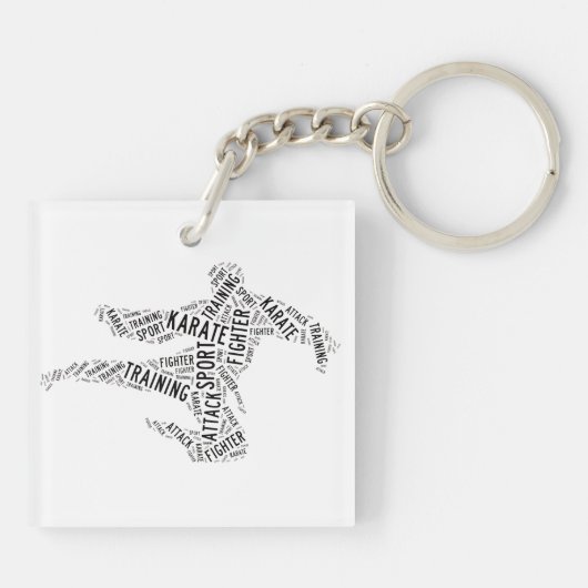 Karate Schlüsselanhänger (Rückseite)