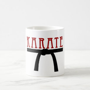 Karate-schwarzer Gurt-Tasse Kaffeetasse