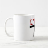 Karate-schwarzer Gurt-Tasse Kaffeetasse (Links)