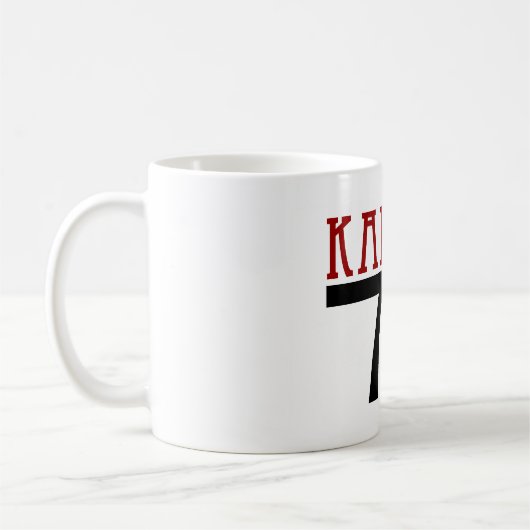 Karate-schwarzer Gurt-Tasse Kaffeetasse (Links)