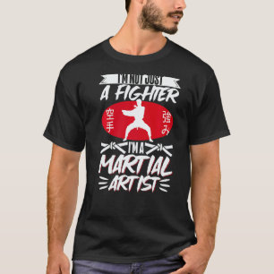 Karate-Schwarzgurtel-Gi-Uniform Ich bin nicht nur T-Shirt