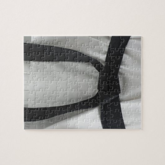 Karate-Schwarzriemen Puzzle (Horizontal)