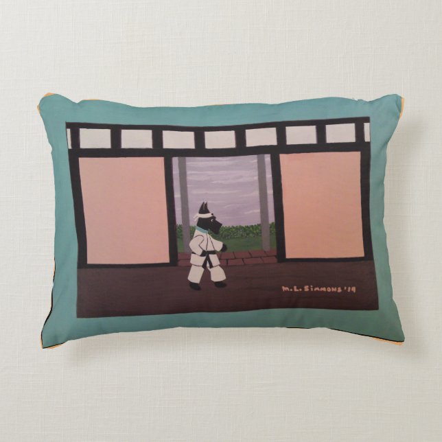 KARATE SCOTTIE DEKOKISSEN (Vorderseite)