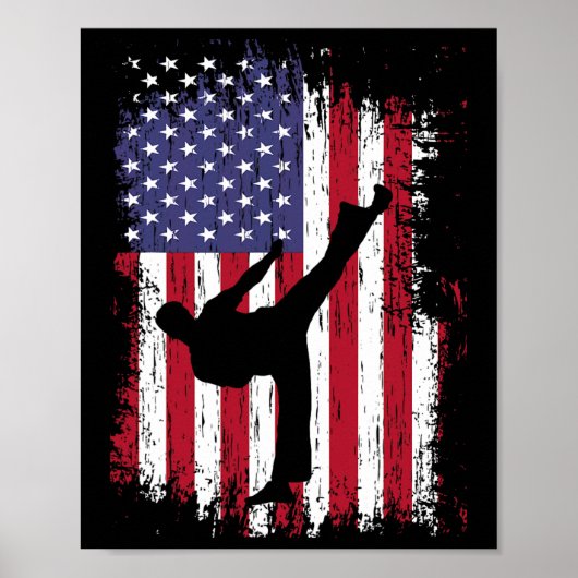 Karate Shirt - Funny Taekwondo Poster (Vorne)