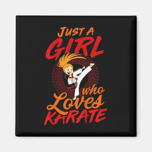 Karate-Shirt für Mädchen Magnet
