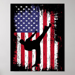 Karate-Shirt - Lustiges Taekwondo Poster
