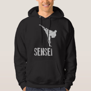 Karate Shirt, Sensei Cool Martial Arts Geschenk Hoodie