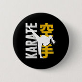 Karate Shirts Martial Arts - Mädchen Button (Vorderseite)