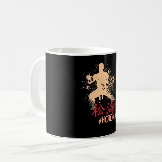 Karate Shotokan Kaffeetasse (Vorderseite Links)
