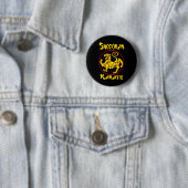 Karate Shotokan Tiger Martial Arts Button (Beispiel)