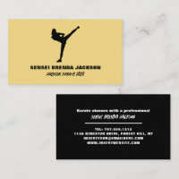 Karate Silhouette, Karate Sensei