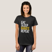 Karate - Sleep Karate wiederholen.1 T-Shirt (Vorne ganz)