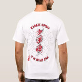Karate Spirit in meiner DNA T-Shirt (Rückseite)