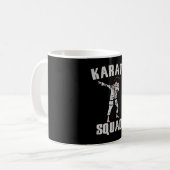 Karate Squad Dabbing Boy Funny Dab Geschenk Kaffeetasse (Vorderseite Links)