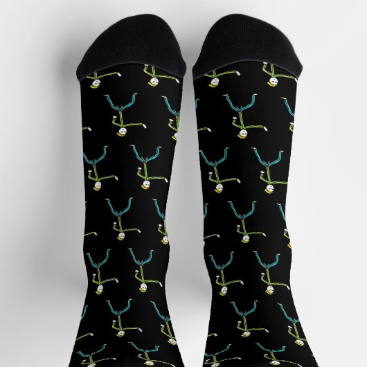 Karate Stickman Socken (Oben)