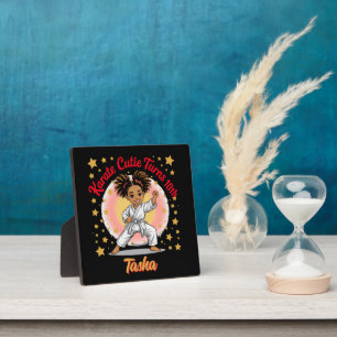 Karate Süsse Geburtstag Girl Celebration Martial A Fotoplatte