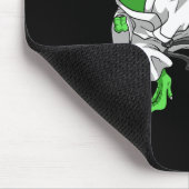 Karate T-Rex Dino Schüler Dinosaurier Lehrer Karat Mousepad (Ecke)