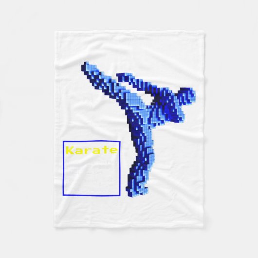 Karate T-Shirt_1 Fleecedecke (Vorderseite)