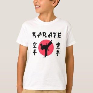 Karate-T-Shirt mit aufgehender Sonne T-Shirt