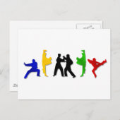 Karate Taekwando MIXED MARTIAL ARTS Martial Arts M Postkarte (Vorne/Hinten)