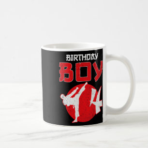 Karate Taekwondo 4 Jahre alte Geburtstags-Kampfspo Kaffeetasse