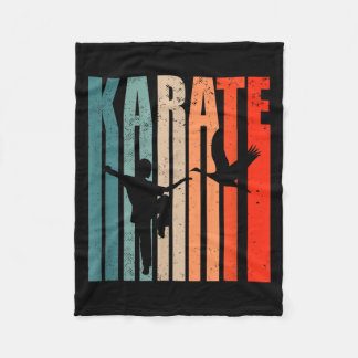 Karate Taekwondo Aïkido Ju-Jutsu Kung-Fu Vintage Fleecedecke