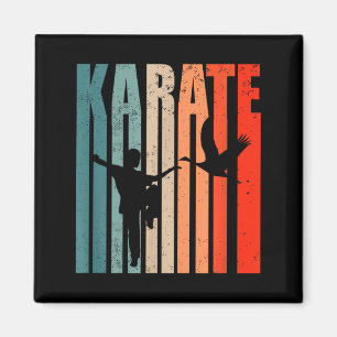 Karate Taekwondo Aïkido Ju-Jutsu Kung-Fu Vintage Magnet