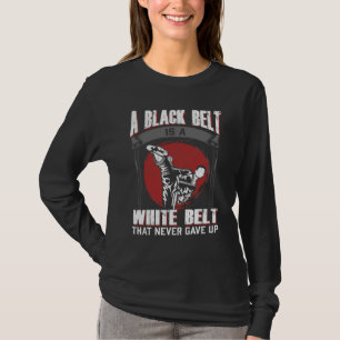 Karate Taekwondo Black Belt Kampfkünste T-Shirt