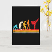 Karate Taekwondo Evolution Mädchen Pferdeschwanz K Karte (Gelbe Blume)