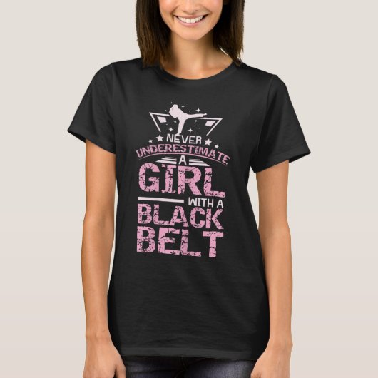 Karate Taekwondo Girl T-Shirt (Vorderseite)