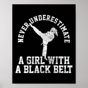 Karate Taekwondo Schwarzgürtel Poster
