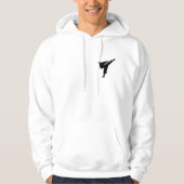 Karate-/Taekwondo-Tritt-mit Kapuze Sweatshirt (Vorderseite)