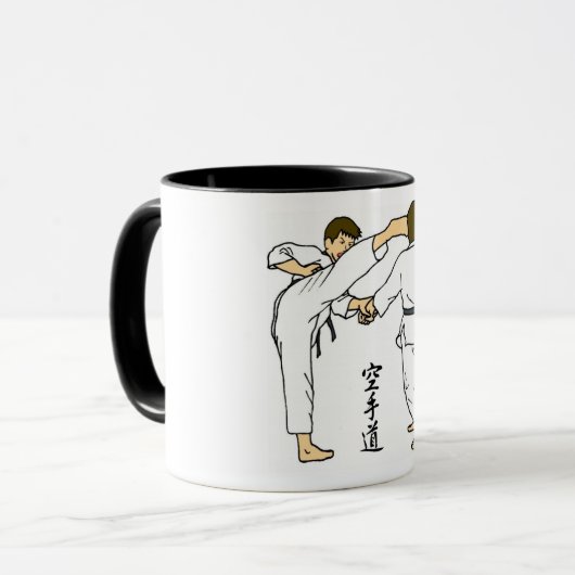 Karate Tasse (Vorderseite Links)