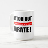 Karate-Tasse Kaffeetasse (Vorderseite Links)