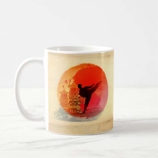 Karate-Tasse Kaffeetasse (Links)